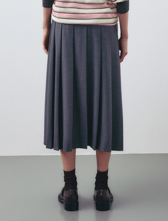 юбка миди в складку - цена, описание и отзывы - фото №5