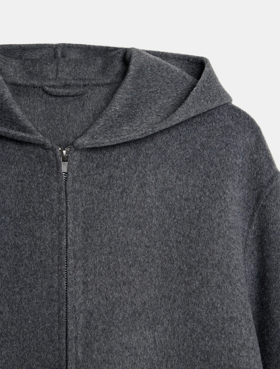 куртка-худи из смесовой шерсти - цена, описание и отзывы - фото №3