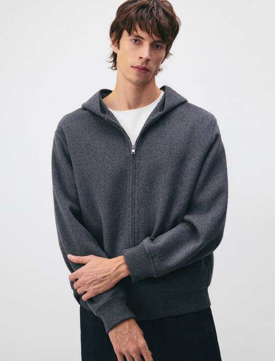 куртка-худи из смесовой шерсти - цена, описание и отзывы - фото №2