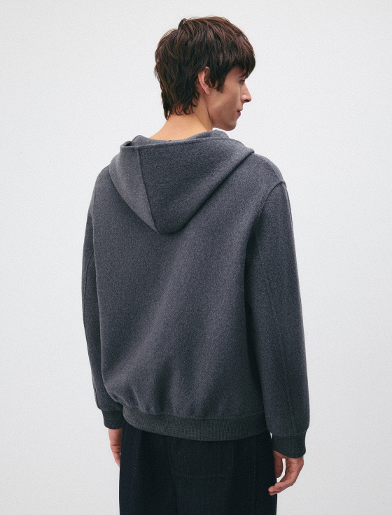 куртка-худи из смесовой шерсти - цена, описание и отзывы - фото №3