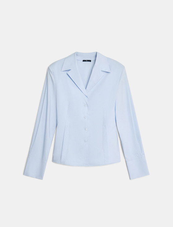 блуза из хлопка и тенсела - цена, описание и отзывы - фото №1