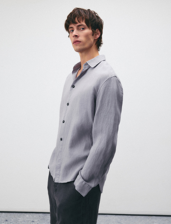 рубашка из 100% льна - цена, описание и отзывы - фото №1