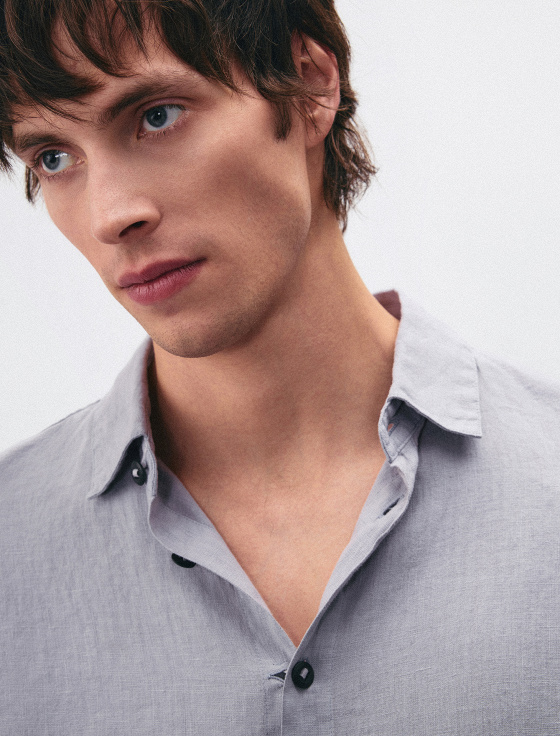 рубашка из 100% льна - цена, описание и отзывы - фото №4