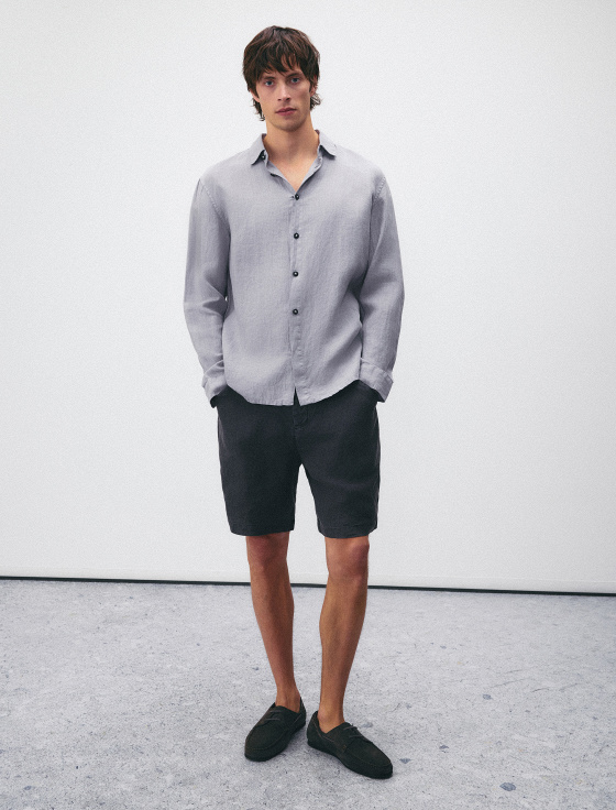 рубашка из 100% льна - цена, описание и отзывы - фото №2