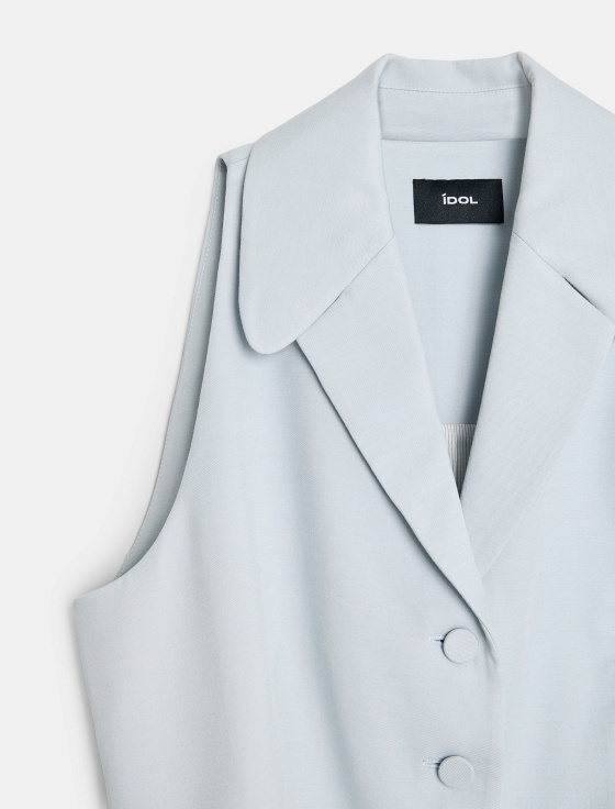 жилет из лиоцелла и вискозы - цена, описание и отзывы - фото №3