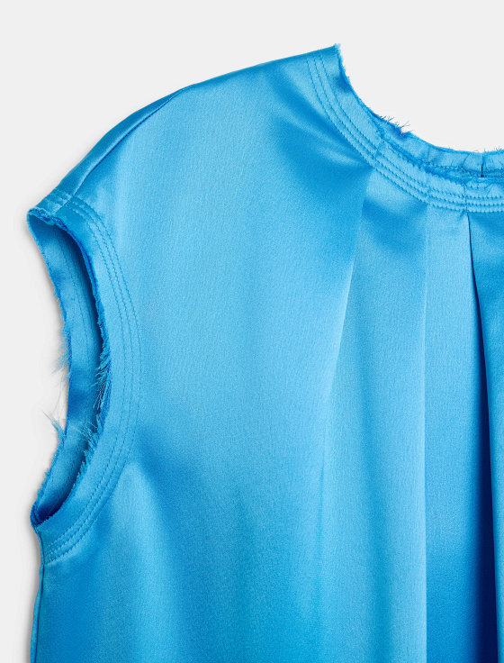 блуза без рукавов из ацетата - цена, описание и отзывы - фото №3