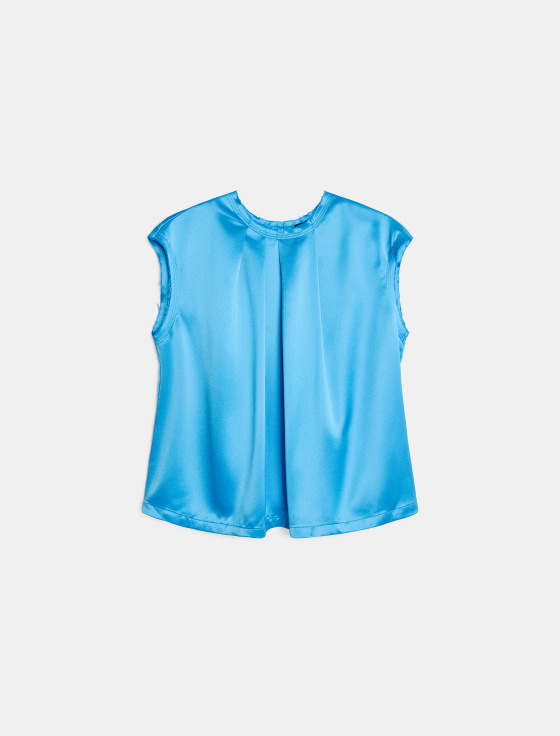 блуза без рукавов из ацетата - цена, описание и отзывы - фото №1