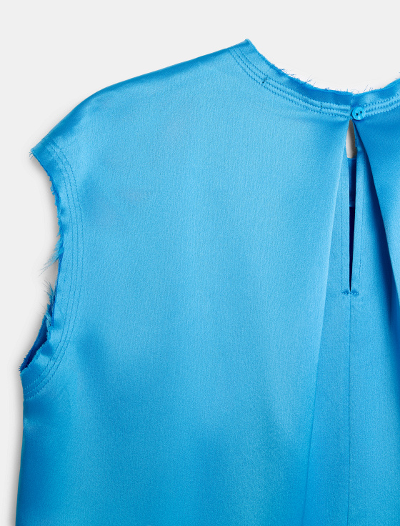 блуза без рукавов из ацетата - цена, описание и отзывы - фото №5