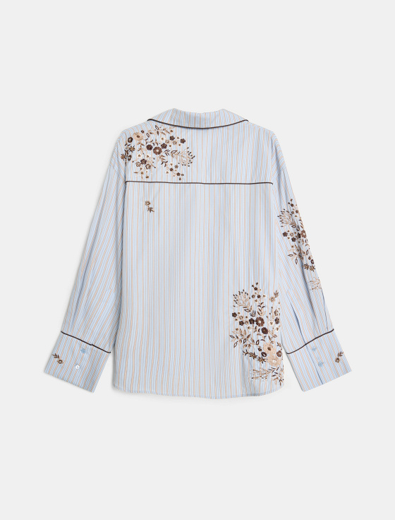 блуза из хлопка с цветочной вышивкой - цена, описание и отзывы - фото №6