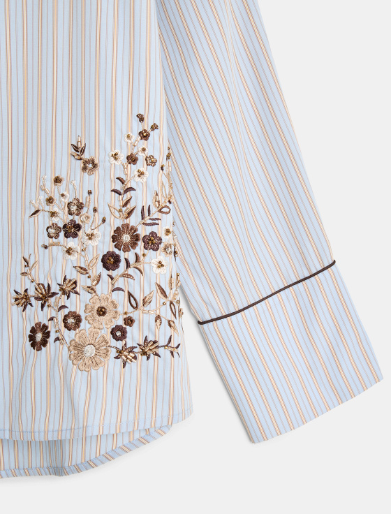 блуза из хлопка с цветочной вышивкой - цена, описание и отзывы - фото №8