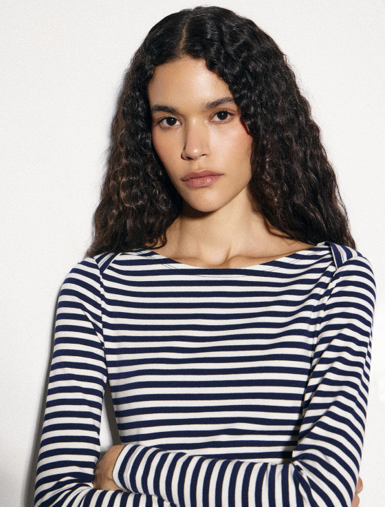 лонгслив в полоску - цена, описание и отзывы - фото №5