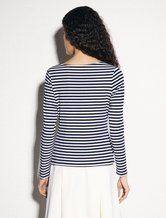 лонгслив в полоску - цена, описание и отзывы - фото №4