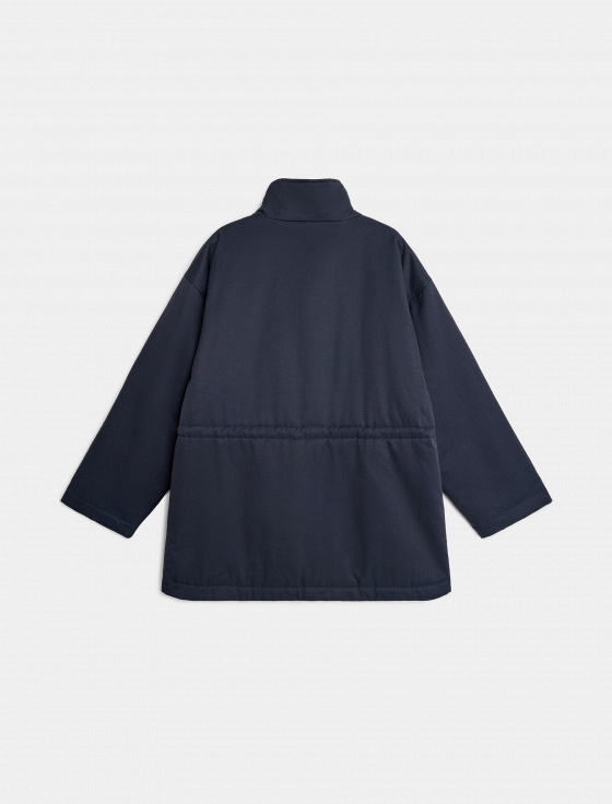 парка из хлопка с кожаным карманом - цена, описание и отзывы - фото №3