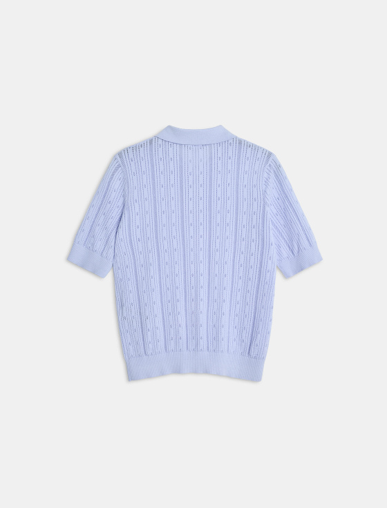 джемпер-поло из хлопка и шёлка - цена, описание и отзывы - фото №2