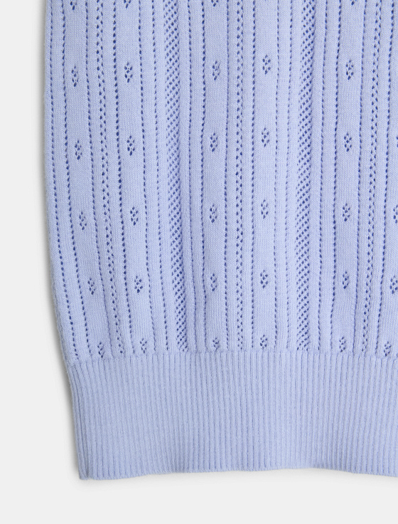 джемпер-поло из хлопка и шёлка - цена, описание и отзывы - фото №4