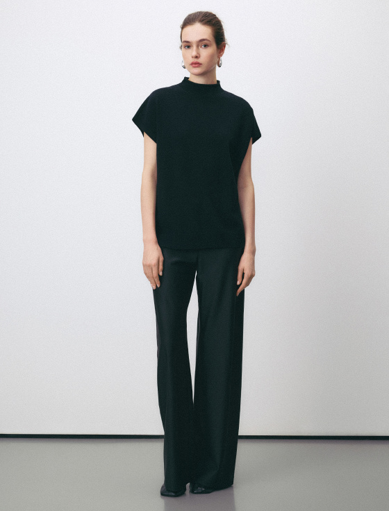 джемпер с коротким рукавом из 100% шерсти - цена, описание и отзывы - фото №4