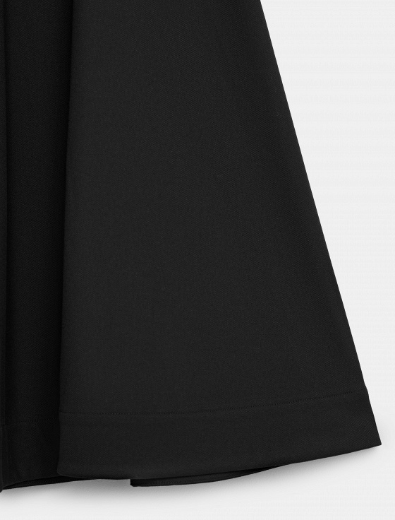 юбка-миди в складку из костюмной ткани - цена, описание и отзывы - фото №8