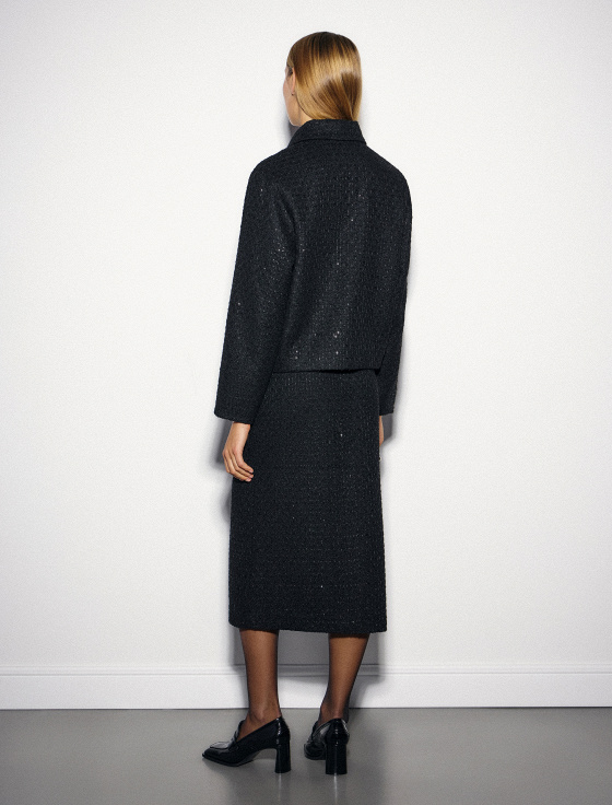 юбка миди с пайетками - цена, описание и отзывы - фото №5