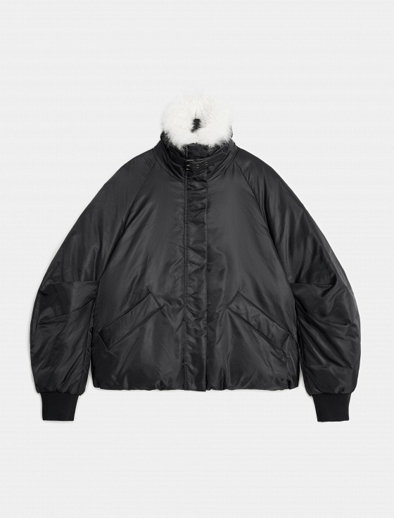 куртка с воротом из меха лисицы - цена, описание и отзывы - фото №1