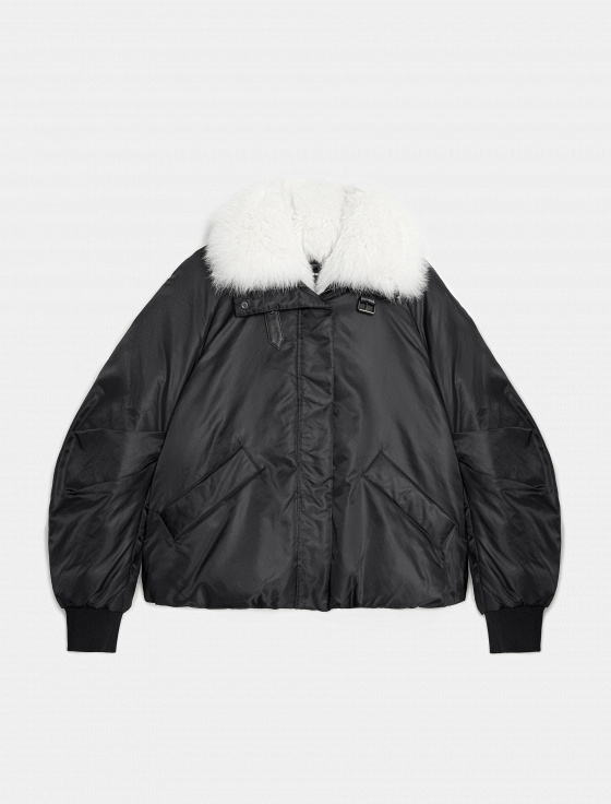 куртка с воротом из меха лисицы - цена, описание и отзывы - фото №8