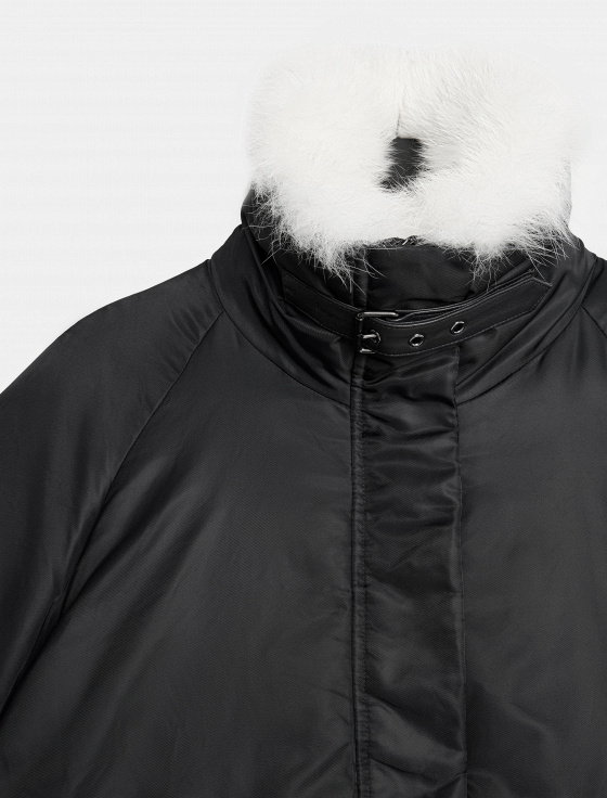 куртка с воротом из меха лисицы - цена, описание и отзывы - фото №10