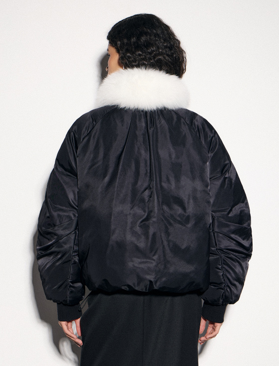 куртка с воротом из меха лисицы - цена, описание и отзывы - фото №6