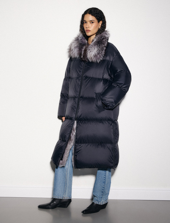 куртка с отделкой из меха песца - цена, описание и отзывы - фото №4