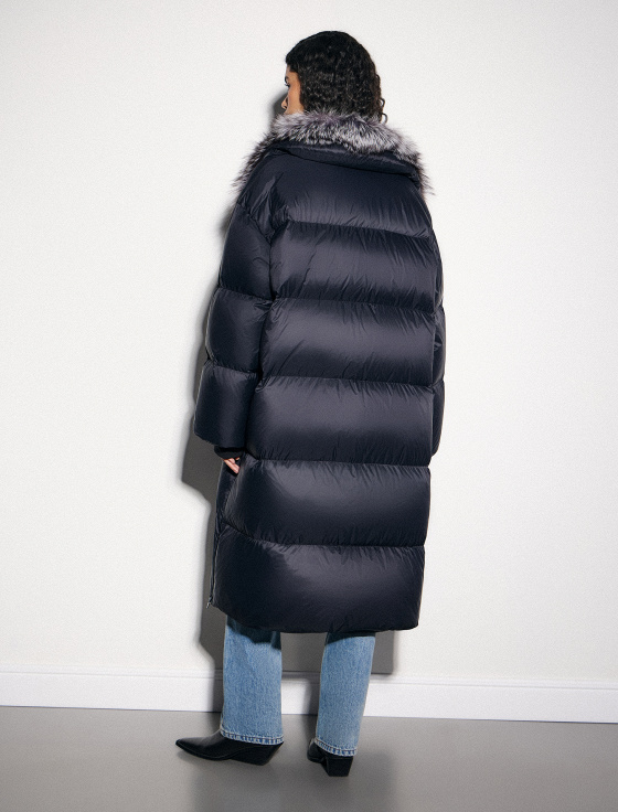 куртка с отделкой из меха песца - цена, описание и отзывы - фото №5