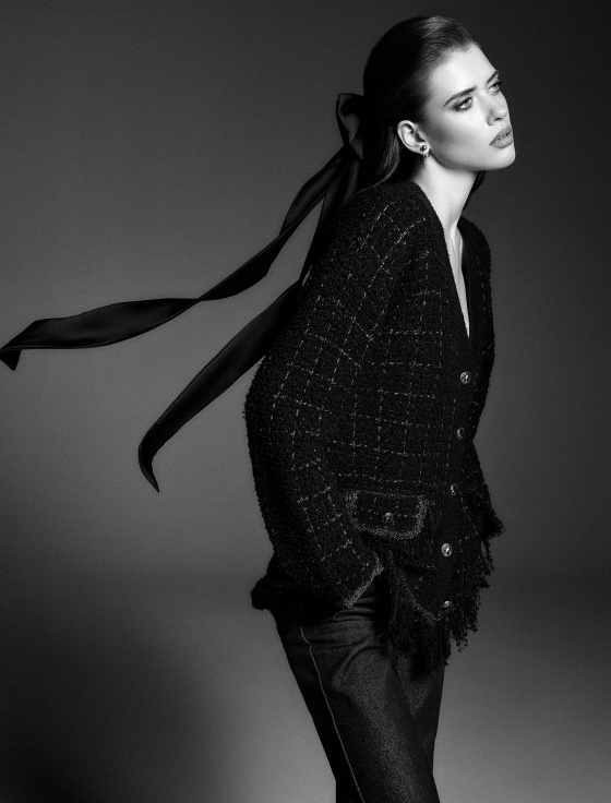 кардиган в клетку с бахромой - цена, описание и отзывы - фото №2