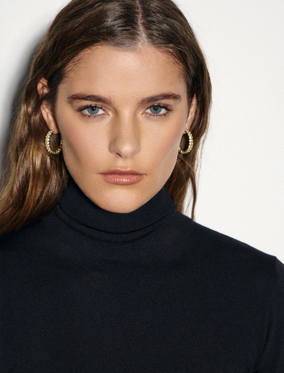 водолазка с манжетами из меха лисы - цена, описание и отзывы - фото №5