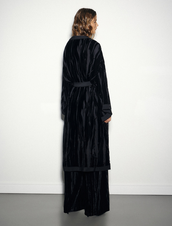 платье-кимоно из панбархата - цена, описание и отзывы - фото №4