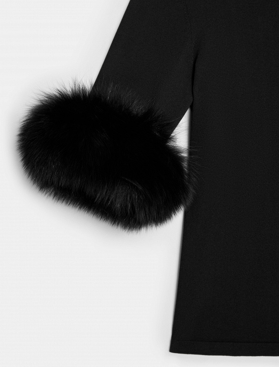 водолазка с манжетами из меха лисы - цена, описание и отзывы - фото №8