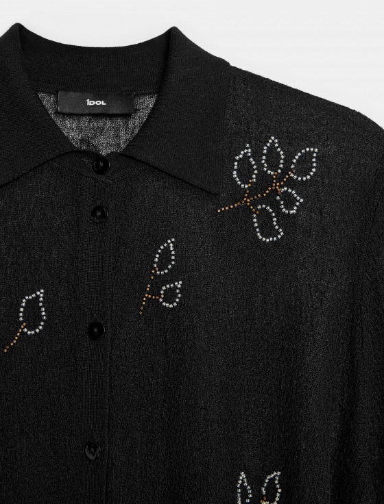 блуза с вышивкой из бисера - цена, описание и отзывы - фото №7