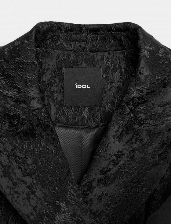 жакет жаккардовый с абстрактным рисунком - цена, описание и отзывы - фото №9