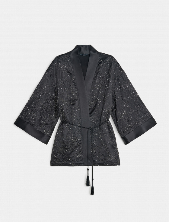 блуза-кимоно с металлизированной нитью - цена, описание и отзывы - фото №1