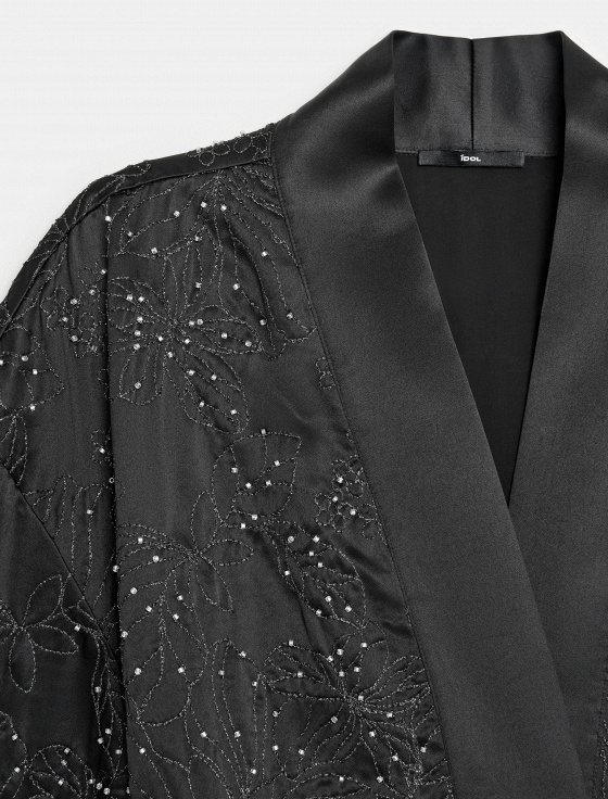 блуза-кимоно с металлизированной нитью - цена, описание и отзывы - фото №7