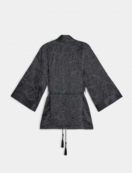 блуза-кимоно с металлизированной нитью - цена, описание и отзывы - фото №9