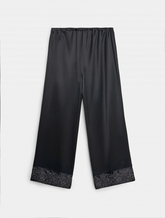 брюки из ацетата с металлизированной нитью - цена, описание и отзывы - фото №8