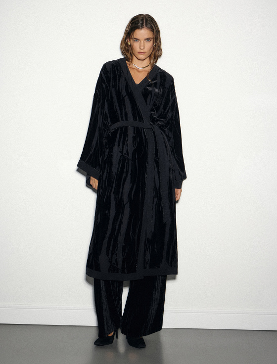 платье-кимоно из панбархата - цена, описание и отзывы - фото №2