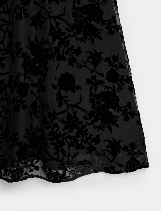 платье из панбархата с цветочным узором - цена, описание и отзывы - фото №10