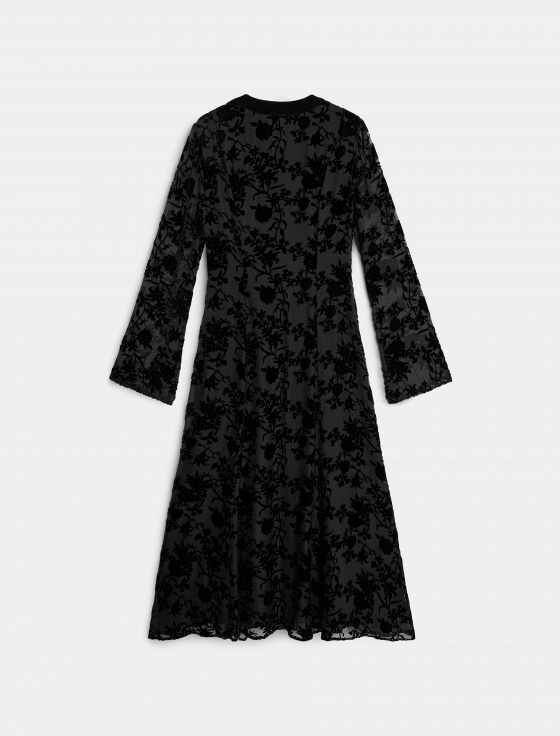 платье из панбархата с цветочным узором - цена, описание и отзывы - фото №8