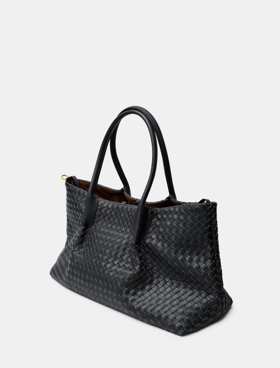 сумка из переплетенных кожаных полос - цена, описание и отзывы - фото №4