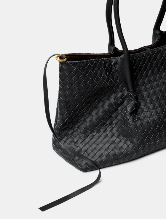 сумка из переплетенных кожаных полос - цена, описание и отзывы - фото №7