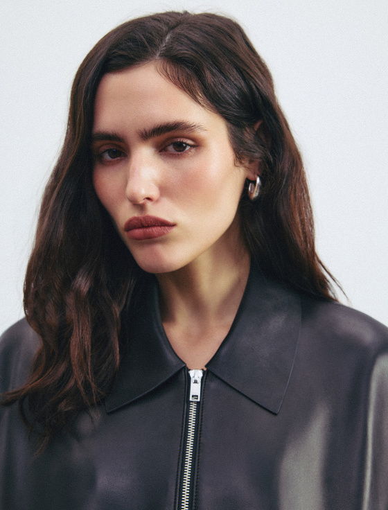 бомбер из 100% натуральной кожи - цена, описание и отзывы - фото №7