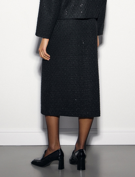 юбка миди с пайетками - цена, описание и отзывы - фото №5