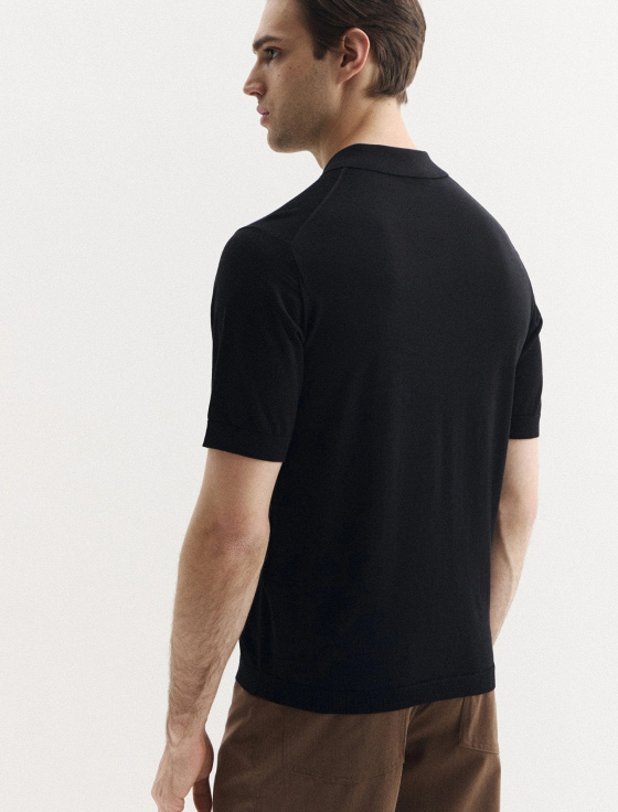 поло из хлопка и шёлка - цена, описание и отзывы - фото №3