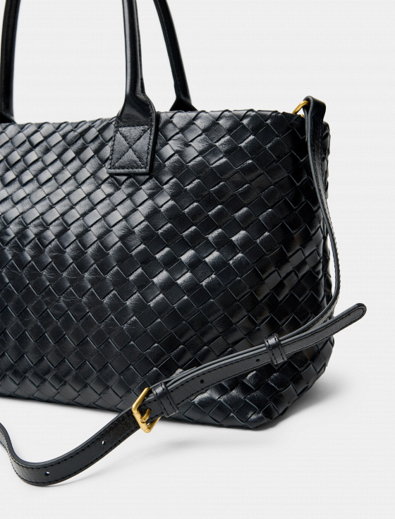 сумка в технике плетения intrecciato - цена, описание и отзывы - фото №6