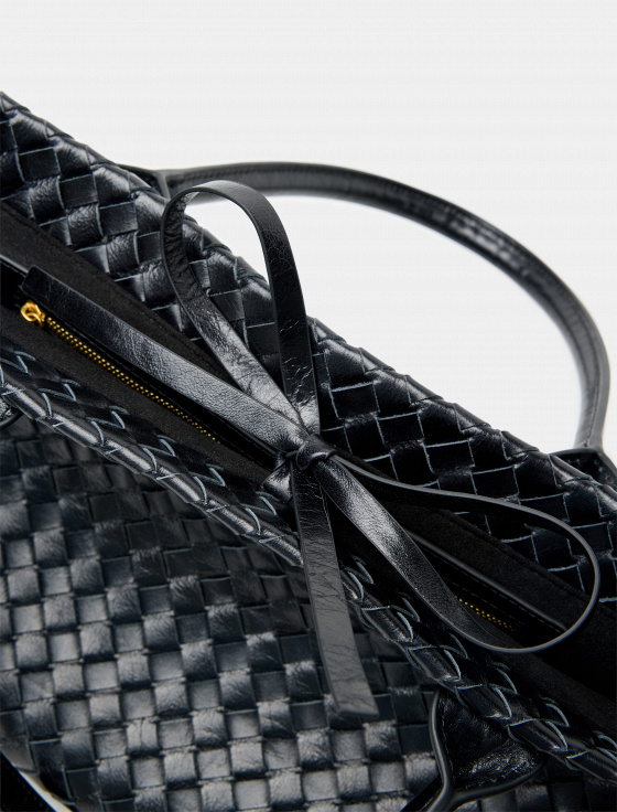 сумка в технике плетения intrecciato - цена, описание и отзывы - фото №8