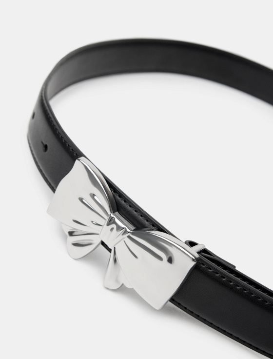 ремень из натуральной кожи с пряжкой-бантом - цена, описание и отзывы - фото №2