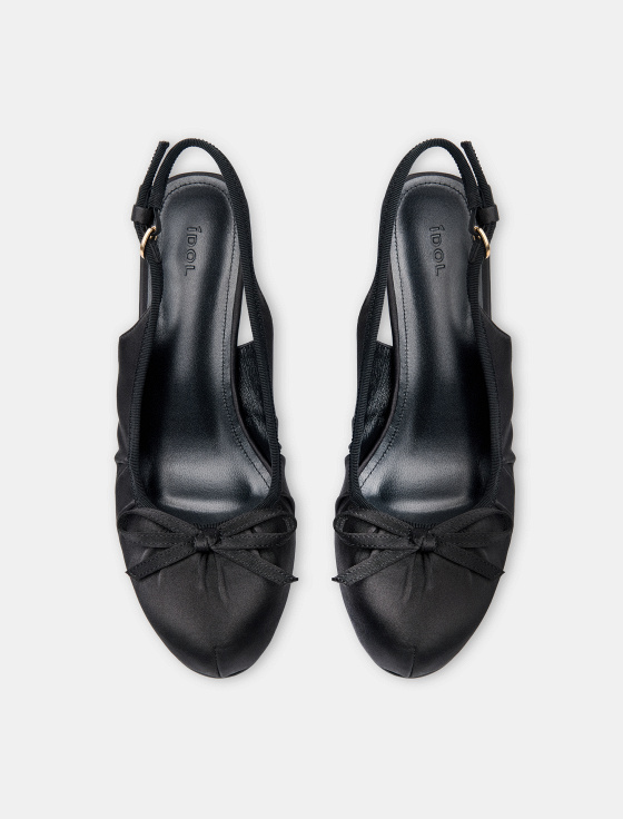 туфли из сатина на высоком каблуке - цена, описание и отзывы - фото №3